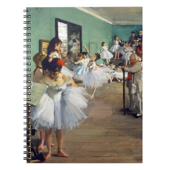 Caderno Espiral Edgar Degas - A Classe da Dança (Frente)