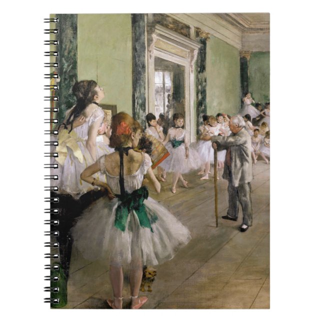 Caderno Espiral Edgar Degas - A Classe da Dança (Frente)