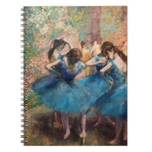 Caderno Espiral Edgar Degas - Dançarinas em azul