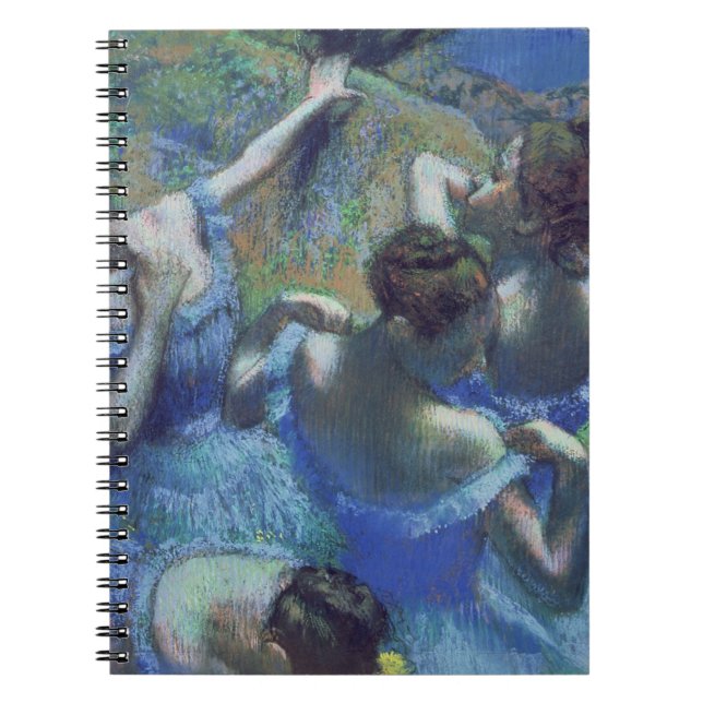 Caderno Espiral Edgar Degas| Dançarinos azuis, c.1899 (Frente)