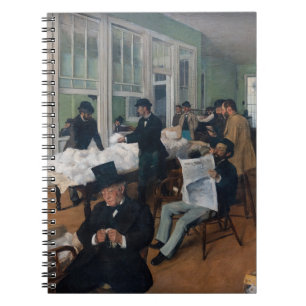 Caderno Espiral Edgar Degas - Escritório de Algodão em Nova Orlean