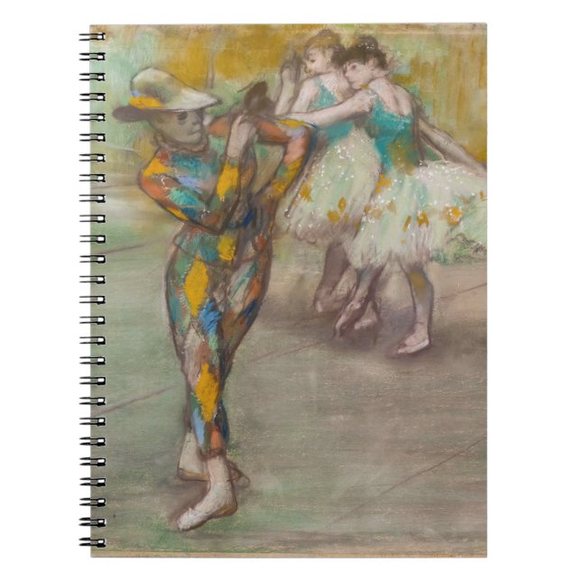 Caderno Espiral Edgar Degas - Harlequin Dance (Frente)