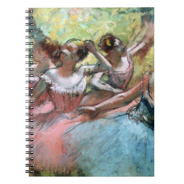 Caderno Espiral Edgar Degas | quatro bailarinas no palco (Frente)