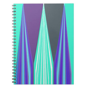 Caderno Espiral Edgy Blue art