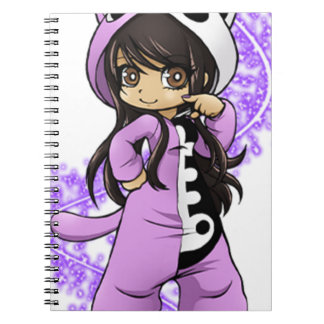 Caderno Espiral Edição limitada oficial do Aphmau