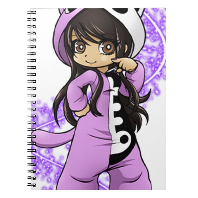 Caderno Espiral Edição limitada oficial do Aphmau (Frente)