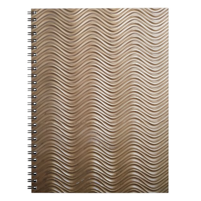 Caderno Espiral Edifício de betão branco (Frente)