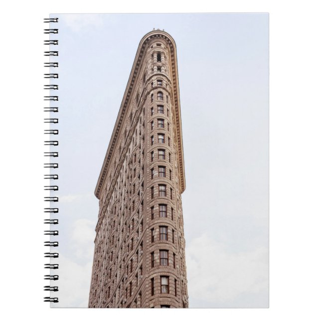 Caderno Espiral Edifício Flatiron Cidade de Nova York  (Frente)