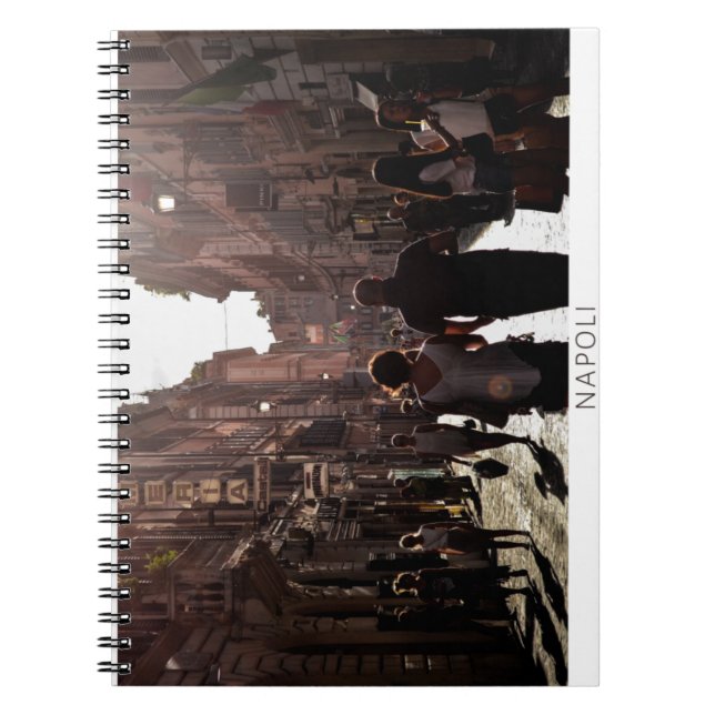 Caderno Espiral Edifícios de Nápoles (Nápoles) (Frente)