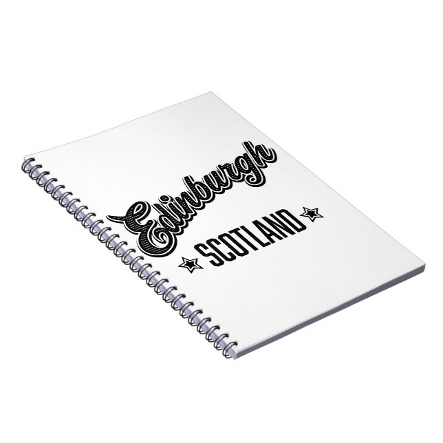 Caderno Espiral Edimburgo Escócia (Lado Direito)
