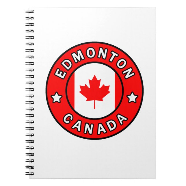Caderno Espiral Edmonton Canada (Frente)