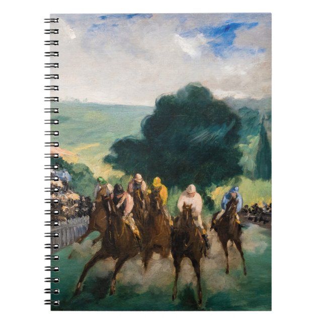 Caderno Espiral Edouard Manet - As Corridas em Longchamp (Frente)