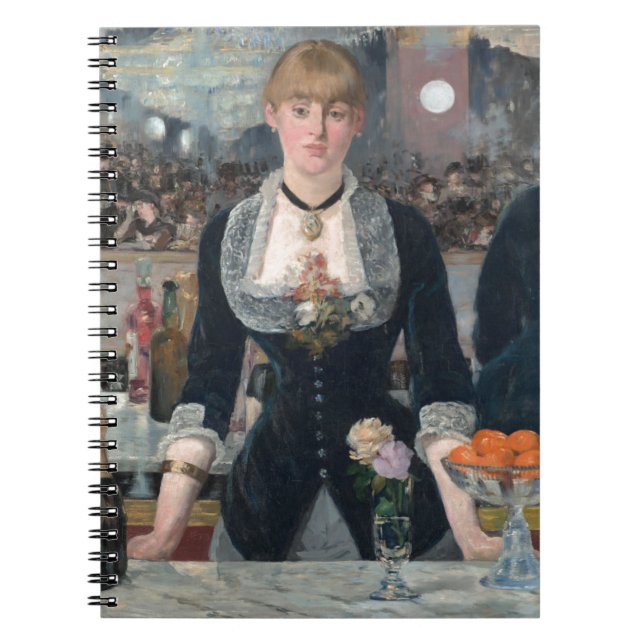 Caderno Espiral Edouard Manet é um Bar no Folies-Bergère (Frente)