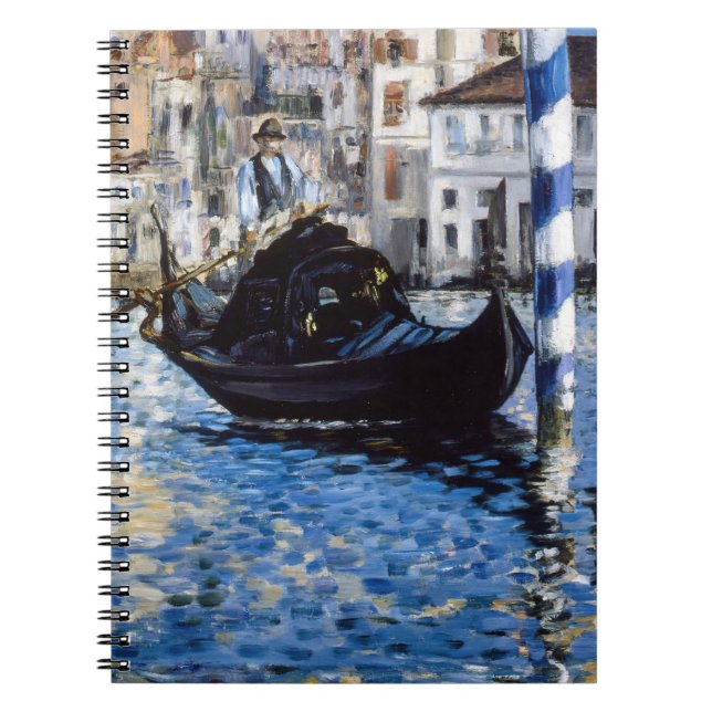 Caderno Espiral Edouard Manet - Grande Canal, Veneza (Frente)