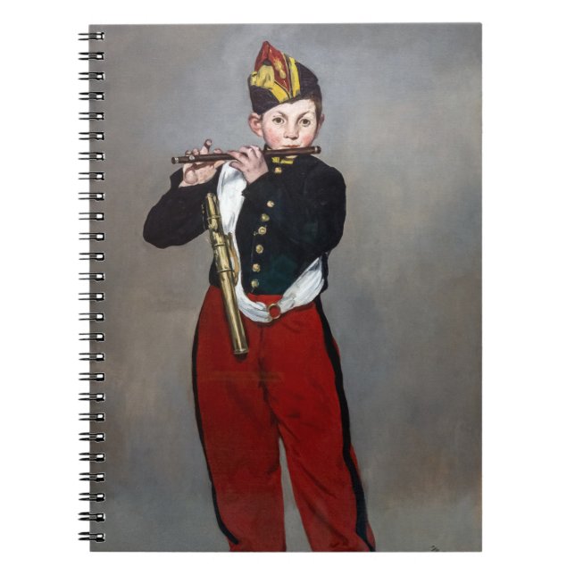 Caderno Espiral Edouard Manet - O Friso / Jovem Flautista (Frente)
