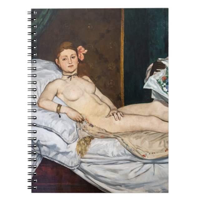 Caderno Espiral Edouard Manet - Olympia (Frente)