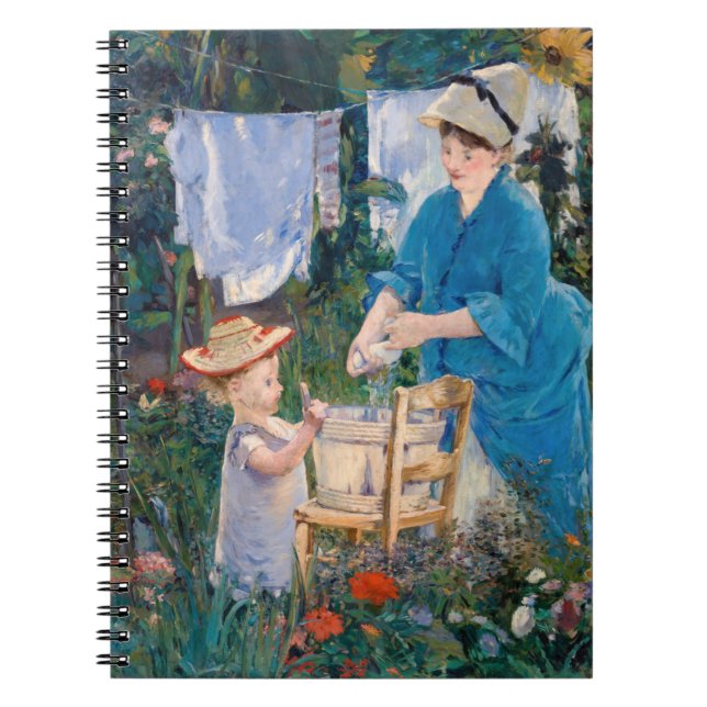 Caderno Espiral Edouard Manet - Roupa suja (Frente)