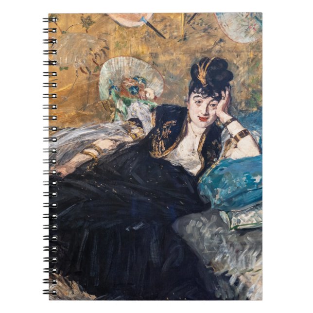 Caderno Espiral Edouard Manet - Senhora com Leques (Frente)