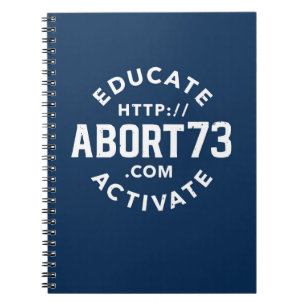 Caderno Espiral Educar. Ativar. Abort73.com