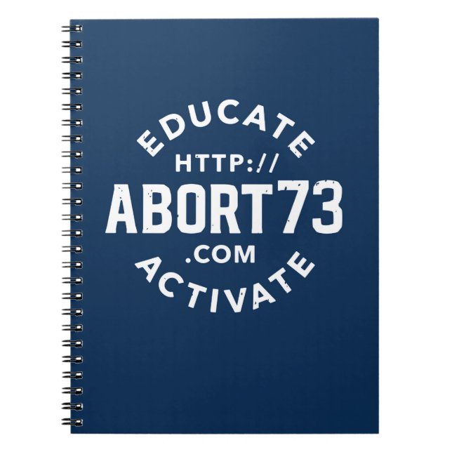 Caderno Espiral Educar. Ativar. | Abort73.com (Frente)