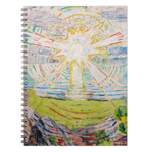 Caderno Espiral Edvard Munch - O Sol 1910