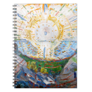 Caderno Espiral Edvard Munch - O Sol 1912