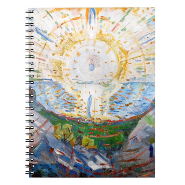 Caderno Espiral Edvard Munch - O Sol 1912 (Frente)