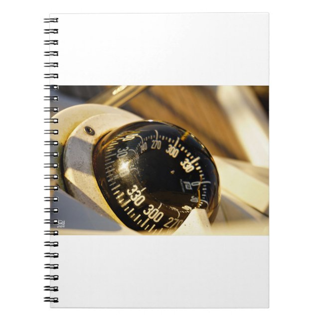 Caderno Espiral Een kompas dat helpt navigeren en koers houden. (Frente)