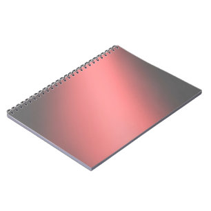 Caderno Espiral Efeito de luz verde e Cinza