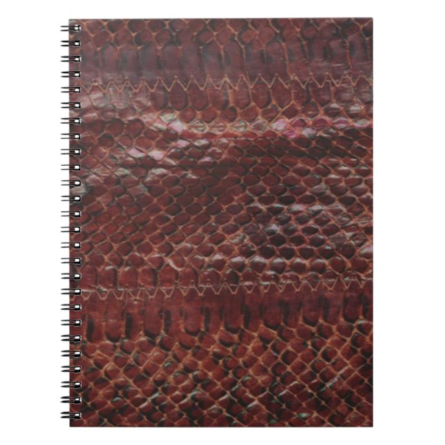 Caderno Espiral Efeito Snakeskin (Frente)