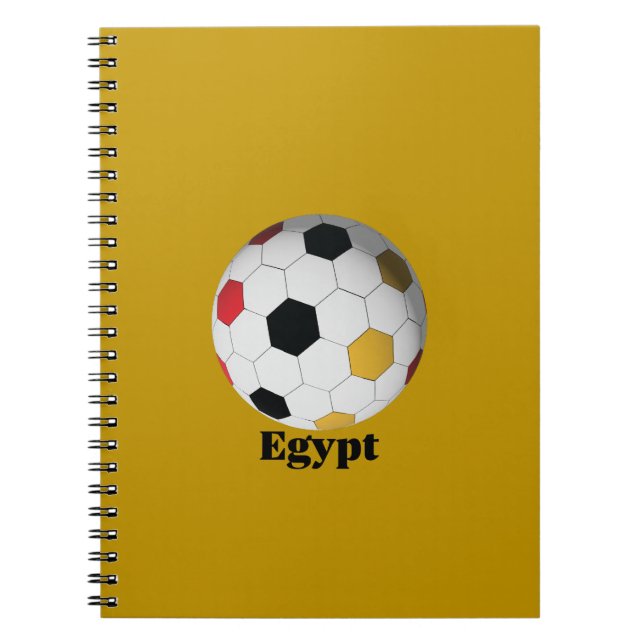 Caderno Espiral Egito Futebol (Frente)