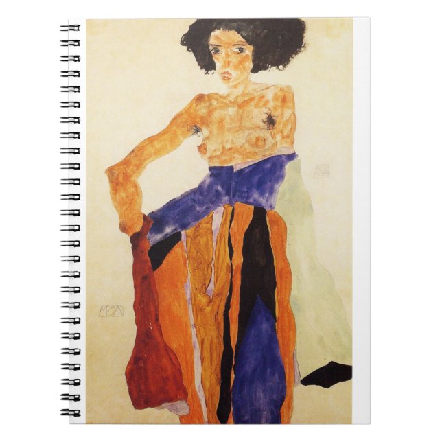 Caderno Espiral Egon Schiele - Moa (Frente)