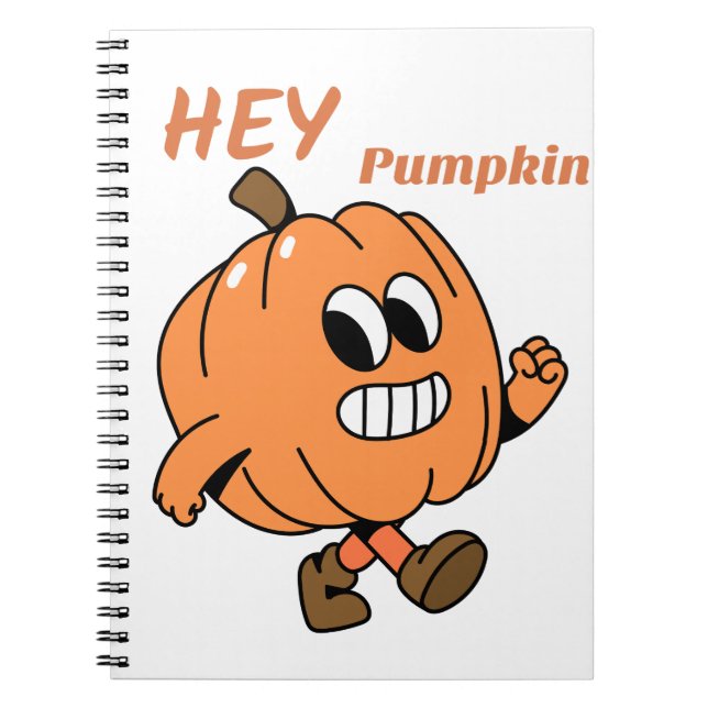 Caderno Espiral Ei Pumpkin (Frente)