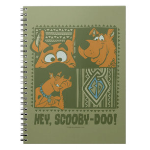 Caderno Espiral Ei Scooby-Doo Tribal Square Graphic