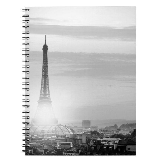 Caderno Espiral eiffel tower, apostas, França (Frente)
