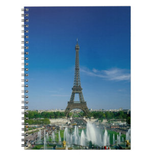 Caderno Espiral Eiffel Tower, Paris, França