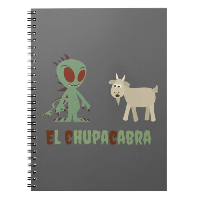 Caderno Espiral El Chupacabra (Frente)
