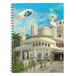 Caderno Espiral Ela é cósmica