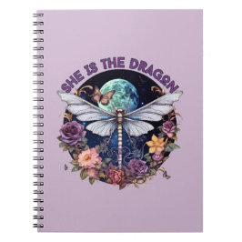 Caderno Espiral Ela É O Dragão