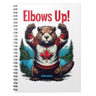 Caderno Espiral Elbows Up Canadá