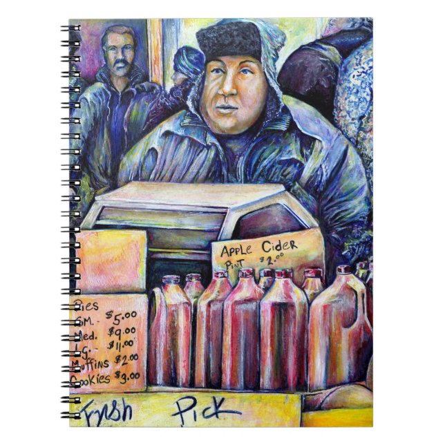 Caderno Espiral Ele Ouviu, O Que Eu Vi (Frente)