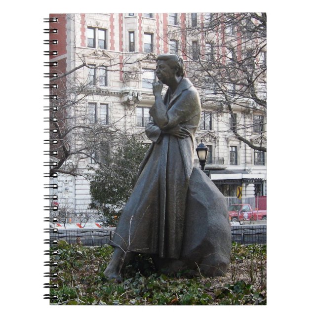 Caderno Espiral Eleanor Roosevelt Monument (Frente)