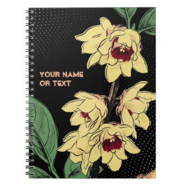 Caderno Espiral Electric Wintersweet: O Chimonanthus Pop-Art