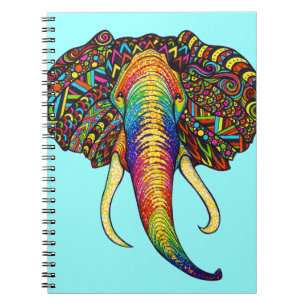 Caderno Espiral Elefante
