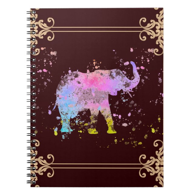 Caderno Espiral Elefante (Frente)