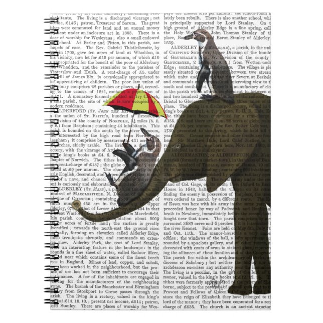 Caderno Espiral Elefante e Pinguim (Frente)