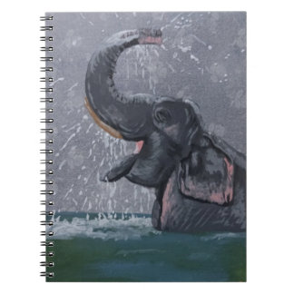 Caderno Espiral Elefante Fofo