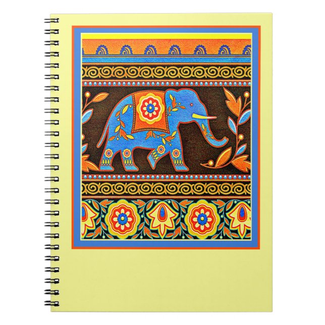 Caderno Espiral Elefante nativo (Frente)