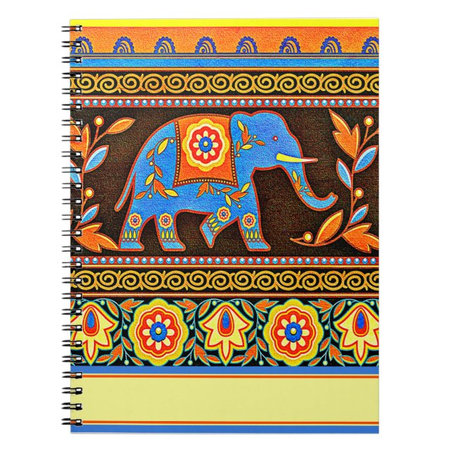 Caderno Espiral Elefante nativo (Frente)