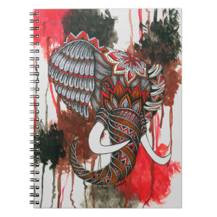 Caderno Espiral Elefante real